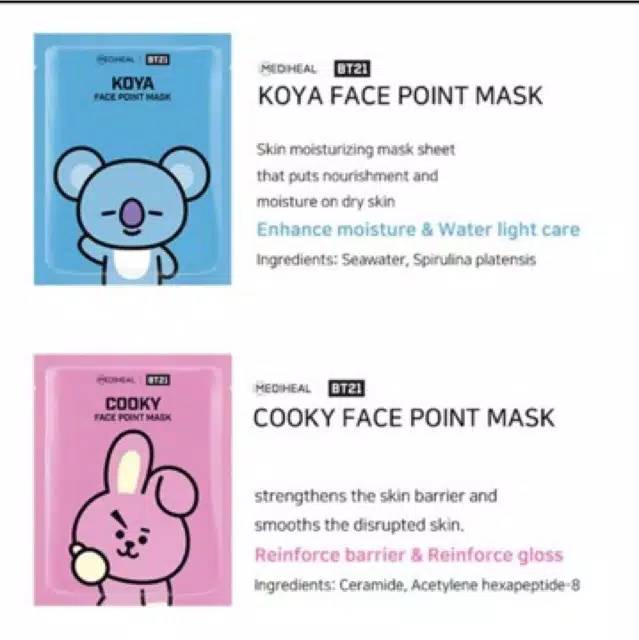 Download Mediheal Bt21 Face Poin Mask Sharing Shopee Indonesia PSD Mockup Templates