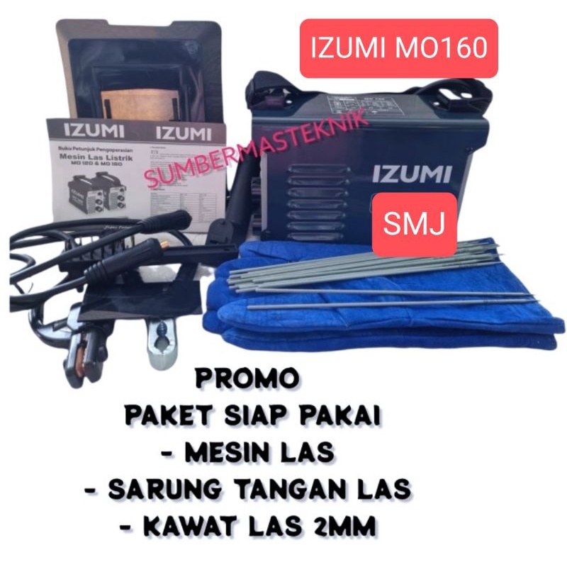 MESIN LAS IZUMI MO160 TRAVO LAS IZUMI MO 160 PAKET MESIN LAS MURAH