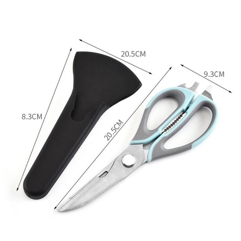 [JUALSEMUA18](99)Multifunction 8in1 Kitchen Scissors Gunting Dapur Stainless Steel/ gunting