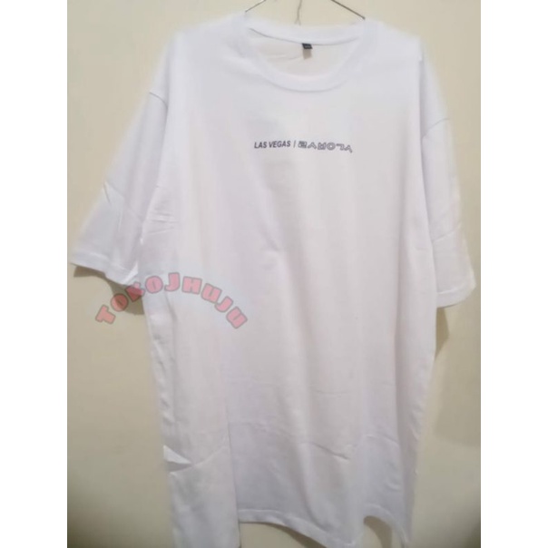 Baju Kaos BTS Permission To Dance THE CITY LAS VEGAS SABLON LOGO BESAR BELAKANG PRINT DTF