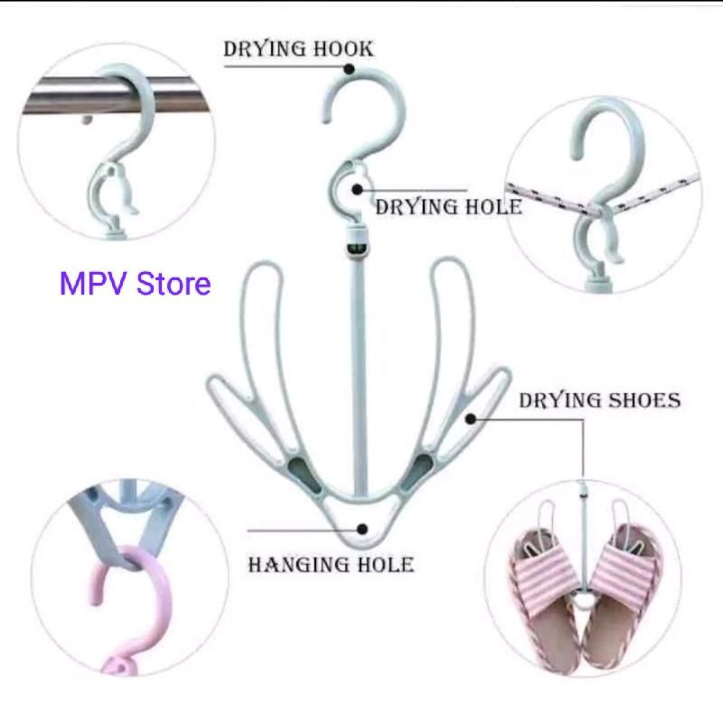 Hanger Gantungan Sepatu/Sandal Serba Guna