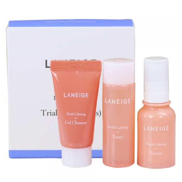 [BARU] Laneige Fresh Calming Trial Kit (3pcs)