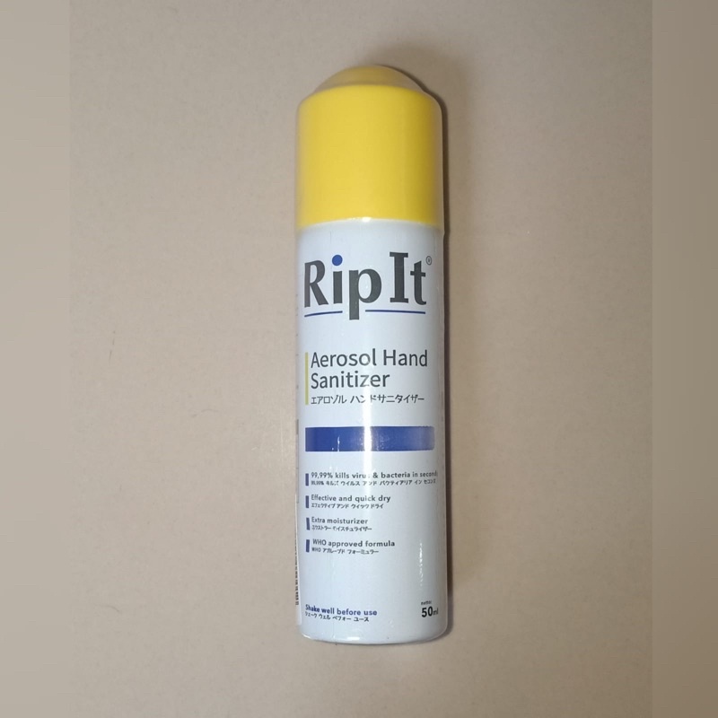 RIP IT AEROSOL HAND SANITIZER 50 Ml