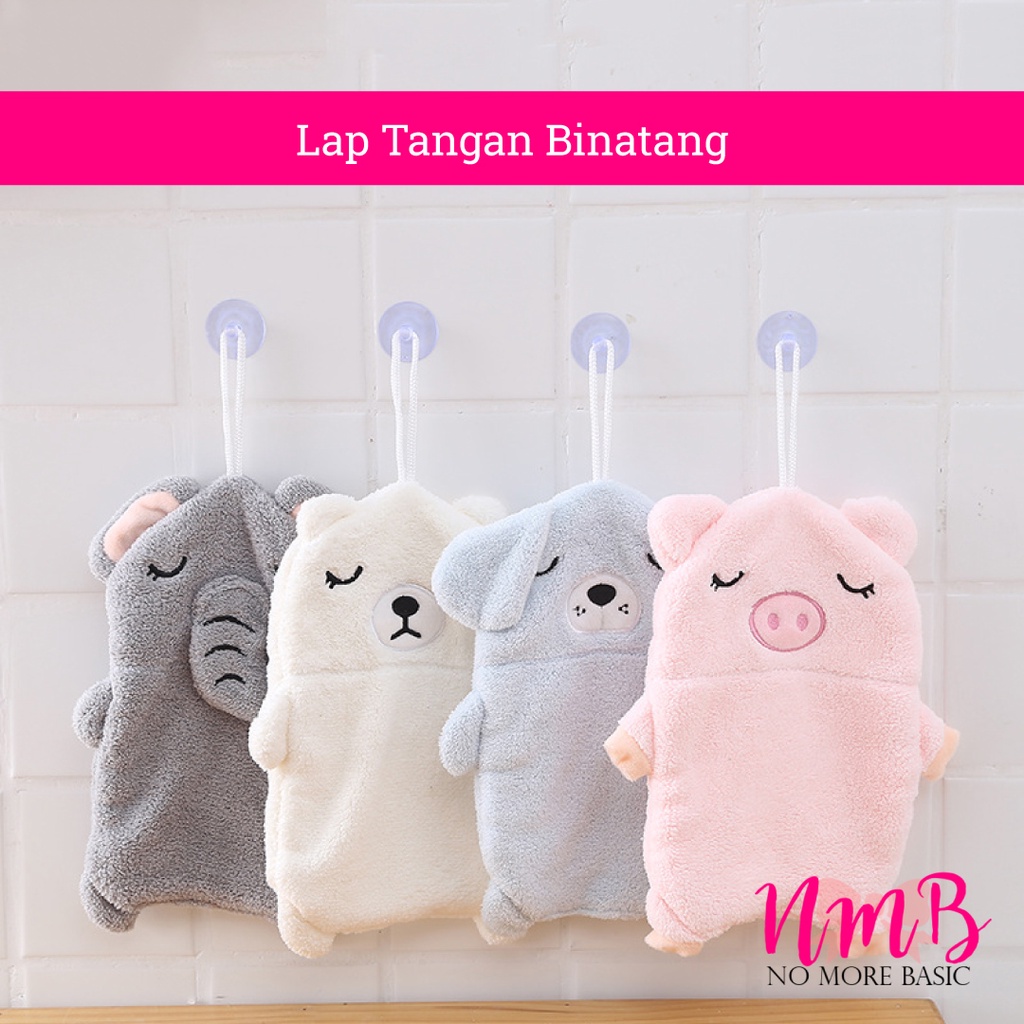 Lap Tangan Gantung Karakter Binatang / Handuk Tangan Gantung Karakter Binatang / Handuk Anak / Hand Towel