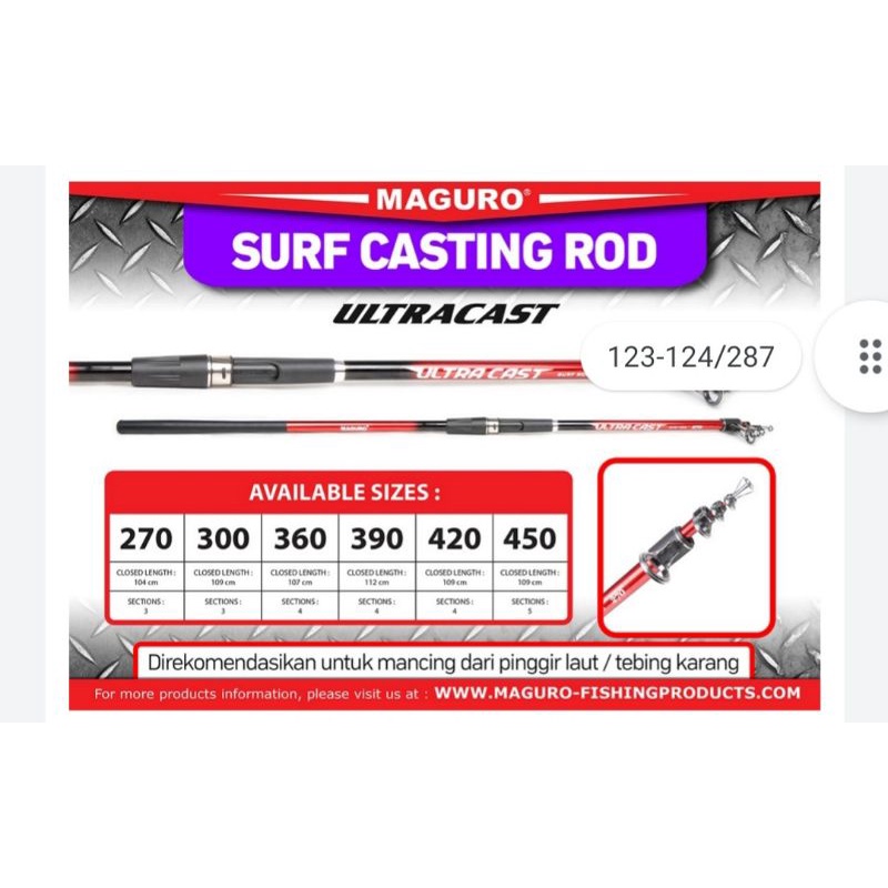 SURF CASTING ROD MAGURO ULTRA CAST