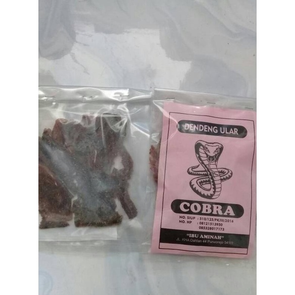 

DENDENG ULAR COBRA IBU AMINAH