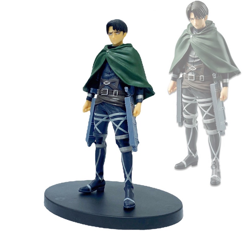 Mainan Action Figure Anime Attack on Titan The Final Season Levi Reiner Braun Bahan PVC