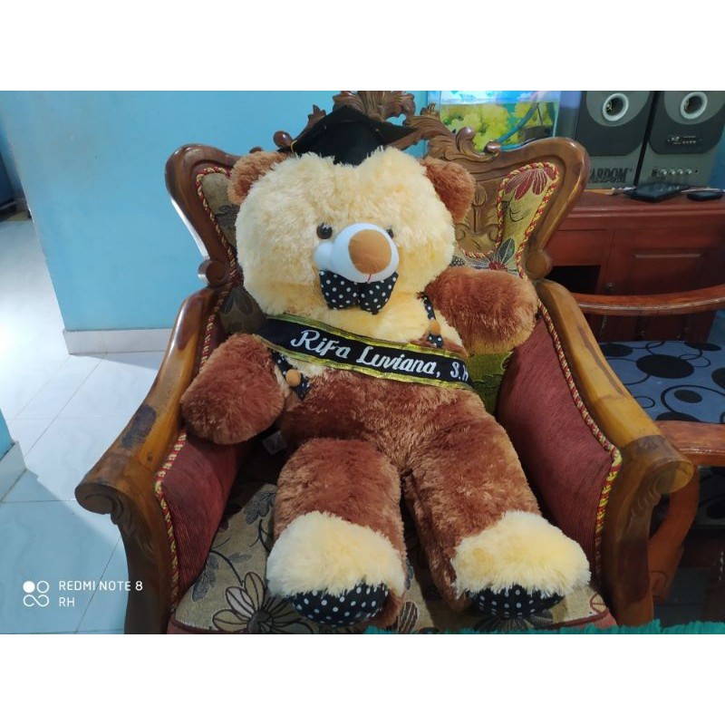 BONEKA WISUDA JUMBO JOJON + SELEMPANG NAMA MURAH / BACA DESKRIPSI PRODUK DIBAWAH