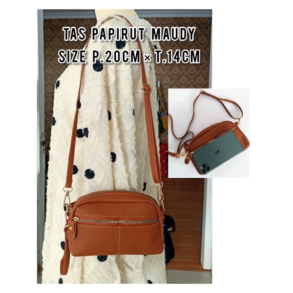 tas papirut MAUDY / tas selempang wanita / tas wanita terbaru
