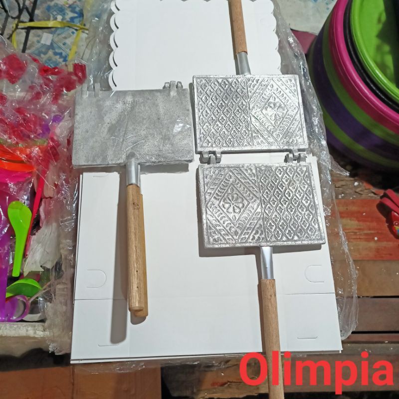 Cetakan Kue Egg Roll Jepit Semprong Opak Gambir