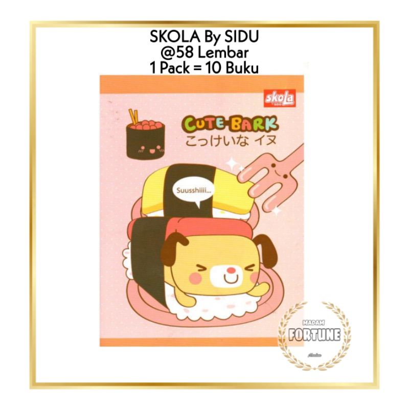 

10 PCS SKOLA BUKU TULIS 58 BY SIDU 58