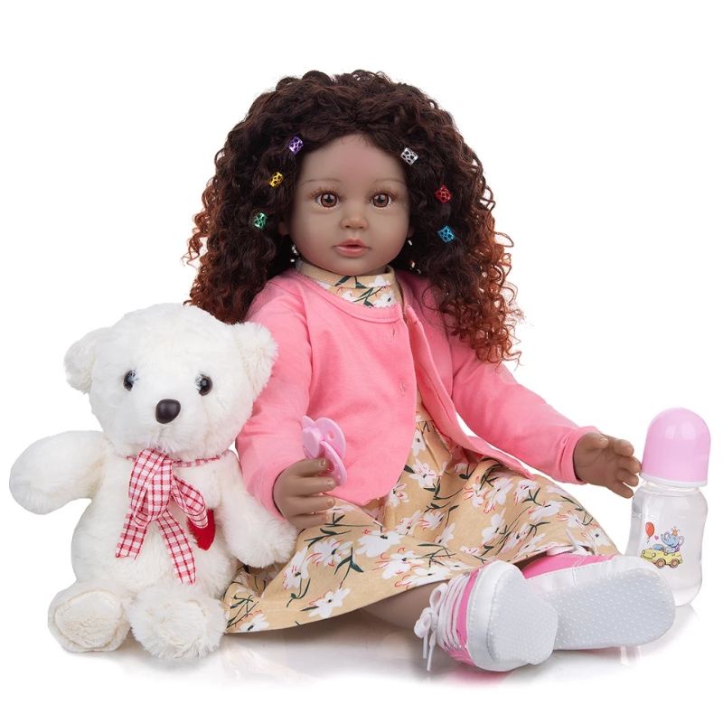 Boneka Reborn Bayi Unik Afrika Original Premium 60 cm