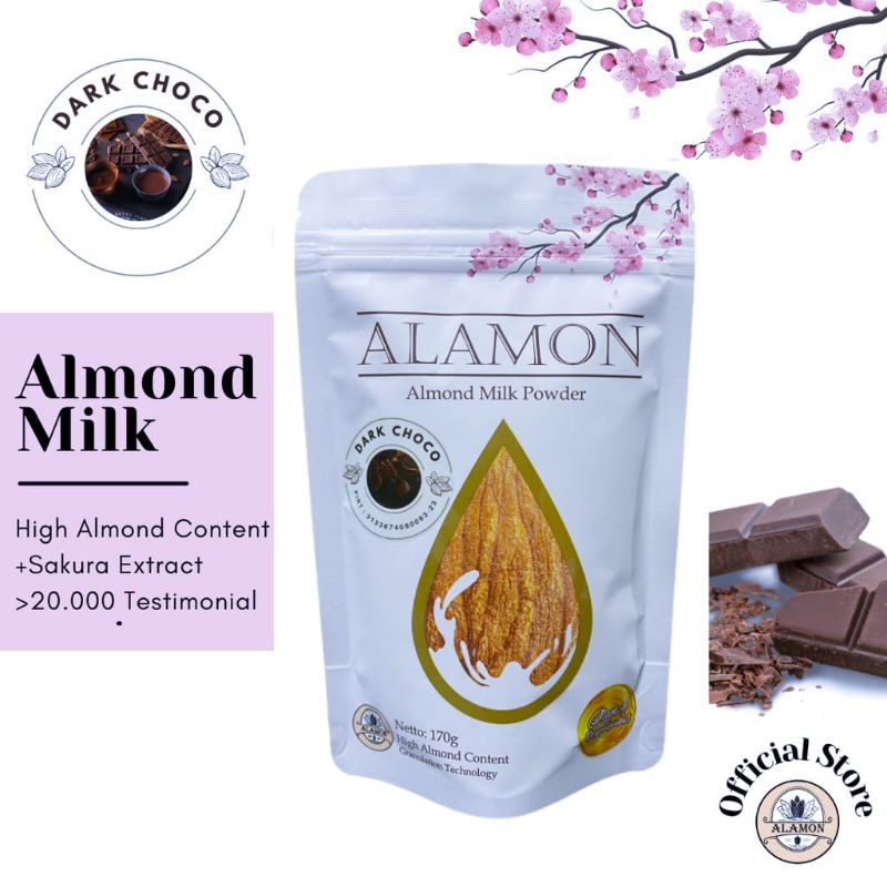 

susu almond premium 16 varian rasa 5 x minum