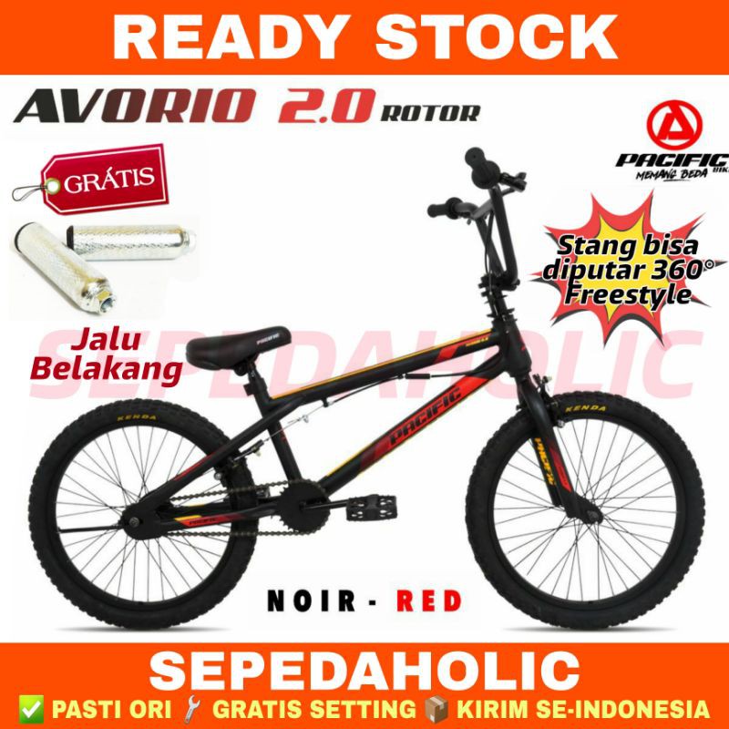 Sepeda Anak Laki BMX PACIFIC AVORIO 2.0 ROTOR Ukuran 20 Inch Garansi Resmi 5 Tahun