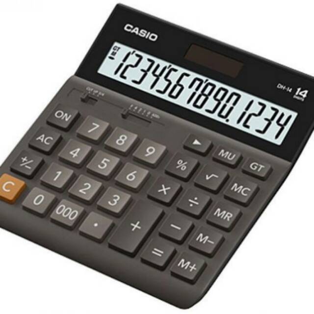 CASIO DH-14 (14 Digit) - Kalkulator Meja / Desktop Calculator  #ORIGINAL# GARANSI RESMI