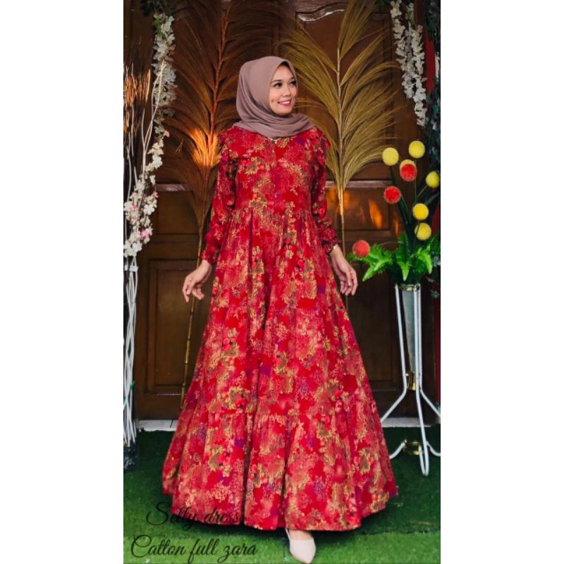 Gamis Home Dress Premium Lebar Busui Ori OHC Klok Mayung Original Adem Lembut Maxy