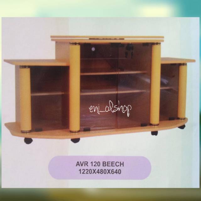 Meja (Rak) TV Minimalis AVR 120 BEECH PALEMBANG