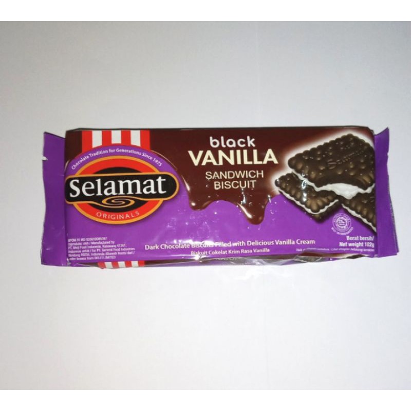 

Biscuit Selamat Black Vanila 102 Gr