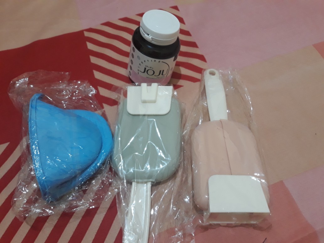 Centong Nasi Otomatis / Sendok Nasi + Stand Holder Tempat Praktis Auto Buka Tutup (praktis Bersih)