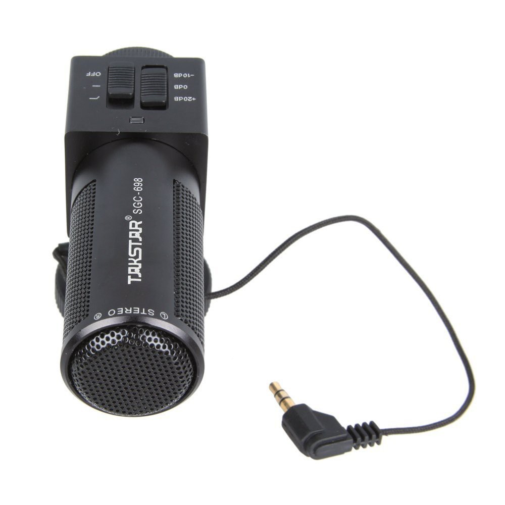 TAKSTAR SGC-698 Microphone Condenser Shotgun DV Video Camcorder Mic External