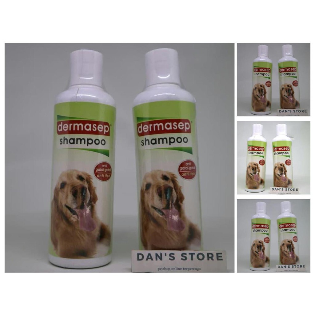 dermasep shampoo dog   shampoo kutu caplax anjing