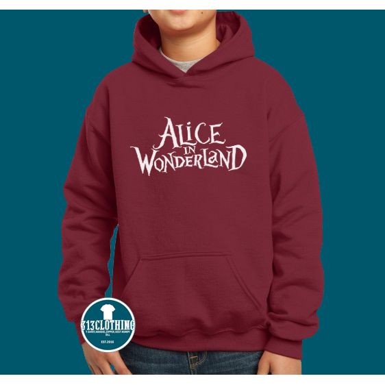 JAKET SWEATER DISTRO ALICE IN WONDERLAND POLOS CUSTOM INDONESIA HIGHT CLASS