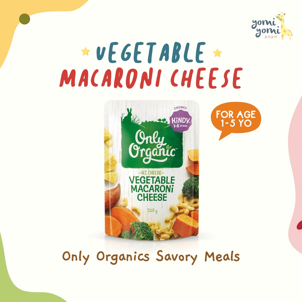 Vegetables Macaroni Cheese Only organic Pasta/Pasta for kids/Only Organic Vegetable Macaroni Cheese Kindy 1-5 Years