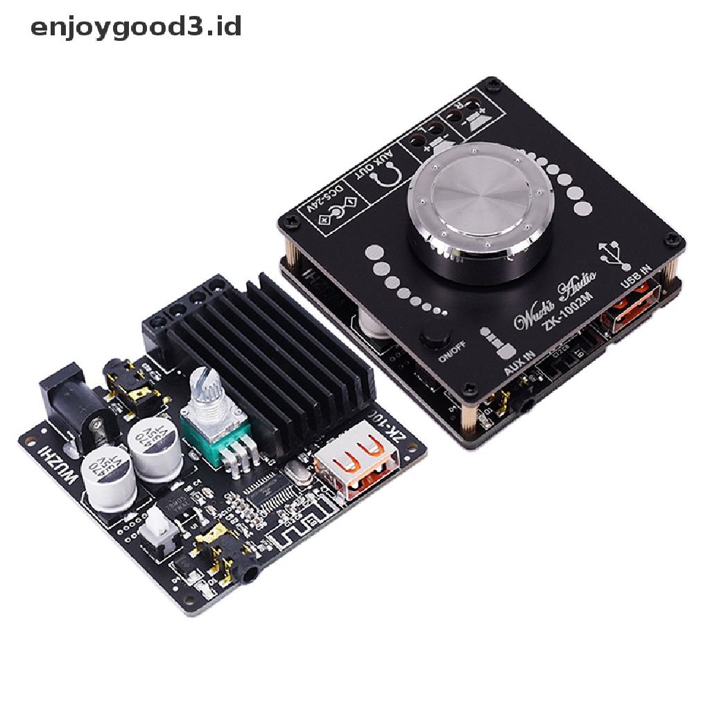 [id] ZK-1002M 100W+100W Bluetooth 5.0 Power Audio Amplifier Board Stereo Amplificador [dd]