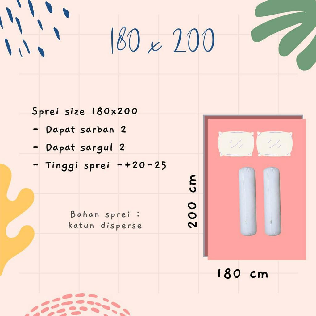 SPREI CUCI GUDANG MURAH HOMEMADE 90 120 160 180 x 200 MOTIF KARAKTER DEWASA ABSTRAK ANAK UKURAN