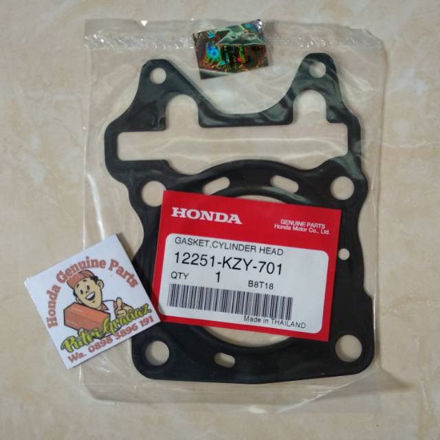 GASKET CYLINDER HEAD PAKING SILINDER HEAD VARIO 150 ESP PCX 150 12251-KZY-701 ORI AHM GRACIAZ