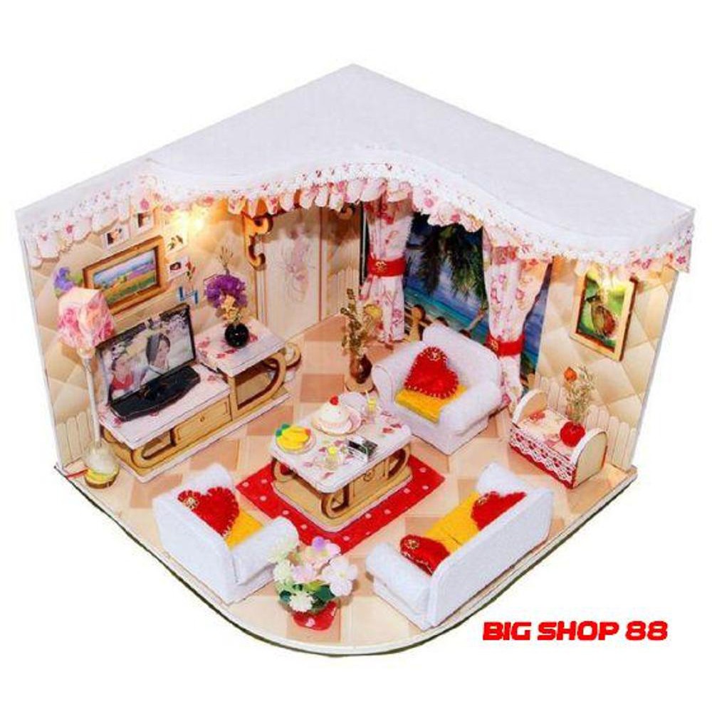 MINIATUR DIY MINIATURE DIY RUMAH MINIATUR DOLLHOUSE 3D RUMAH BONEKA BM533