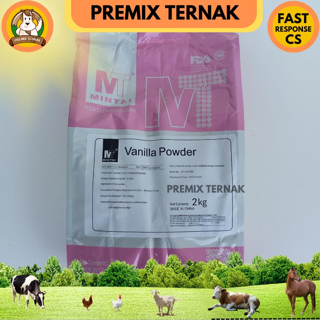 MINTAI FEED FLAVOR 2 kg - Feed Flavor Vanilla Aroma Vanila untuk Campuran Pakan Kelinci Babi Sapi