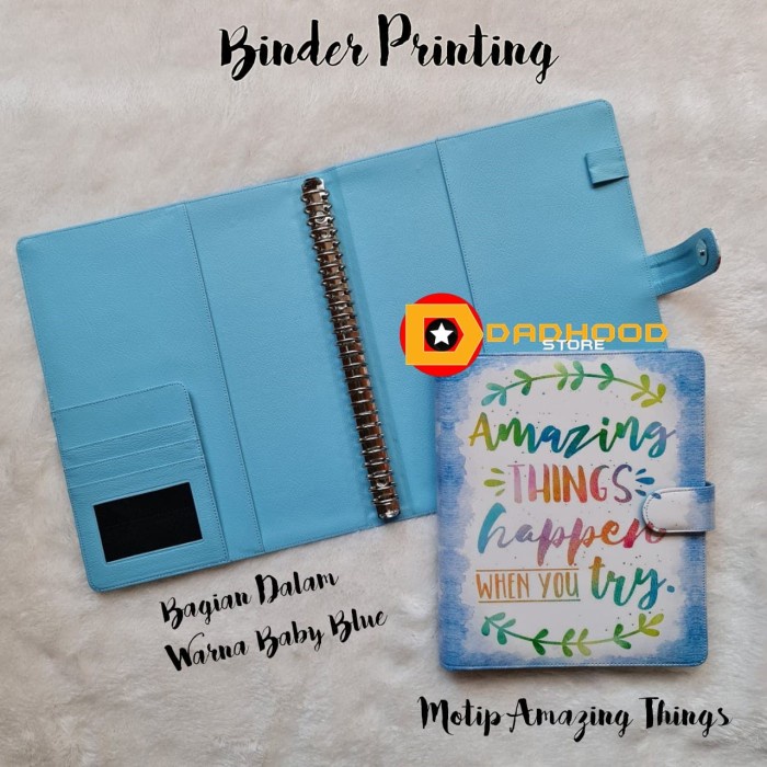 

Jualan Binder Printing Motip Amazing Things A5/Ring 20, B5/Ring 26 Gilaa!!!