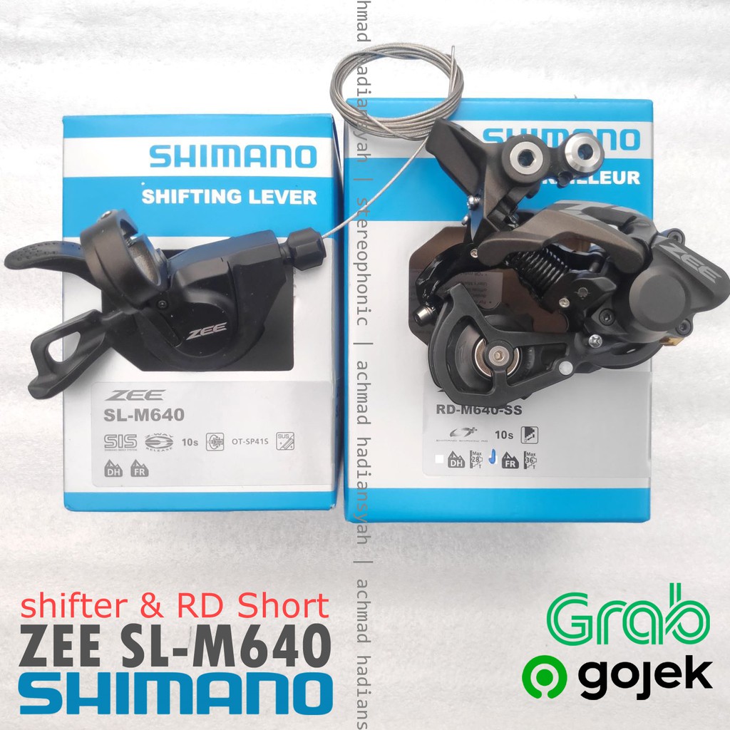 Mini Groupset Shimano 10speed ZEE SL-M640 Shifter kanan RD Short Groupset Mini ZEE M640 Shifter RD
