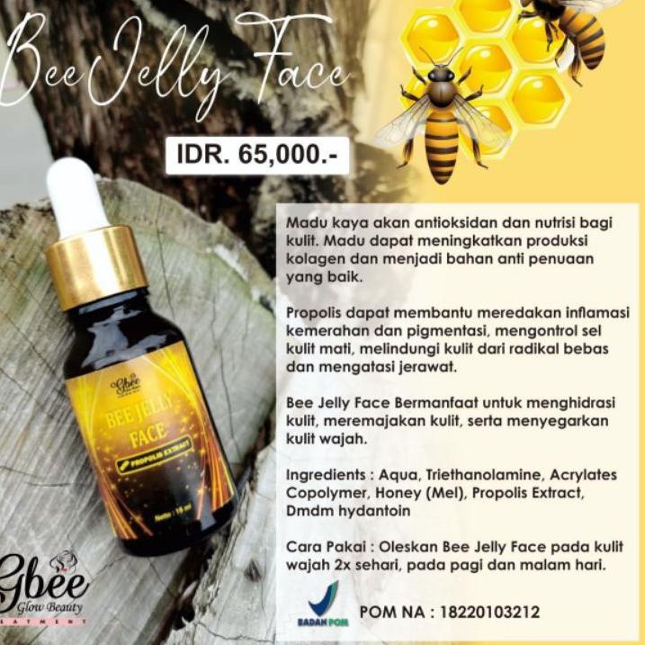 COD  11.11 GBEE JELLY FACE / MELASERUM WHITENING / MELA SERUM PUSAT GBEE GLOW BEAUTY ORI [KODE 701]