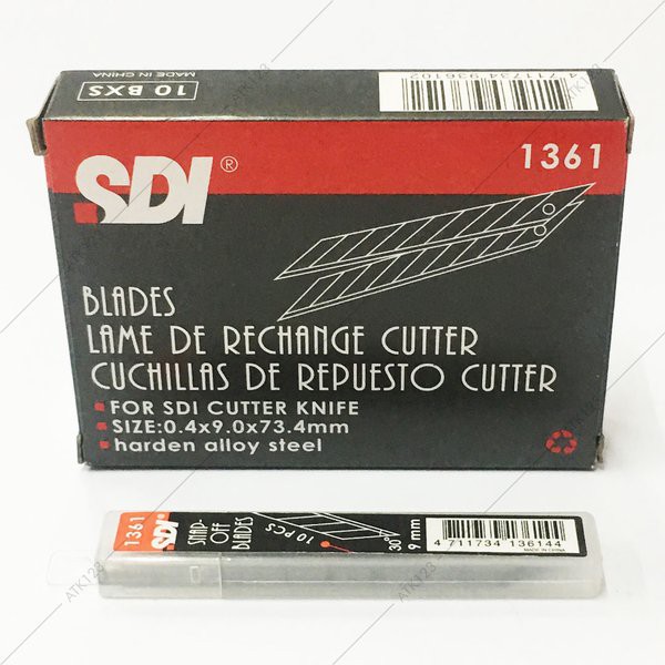 

Promo Isi Cutter - Spare Blades SDI No. 1361 uk. 9 mm 30 Derajat Berkualitas