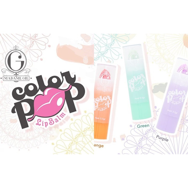 Madame Gie Color Pop Lip Balm