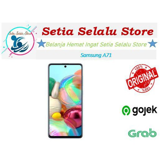 HP PROMO MURAH Samsung Galaxy A71 Ram 8Gb 128gb New Segel Box Garansi Resmi Promo Bandung By Setia