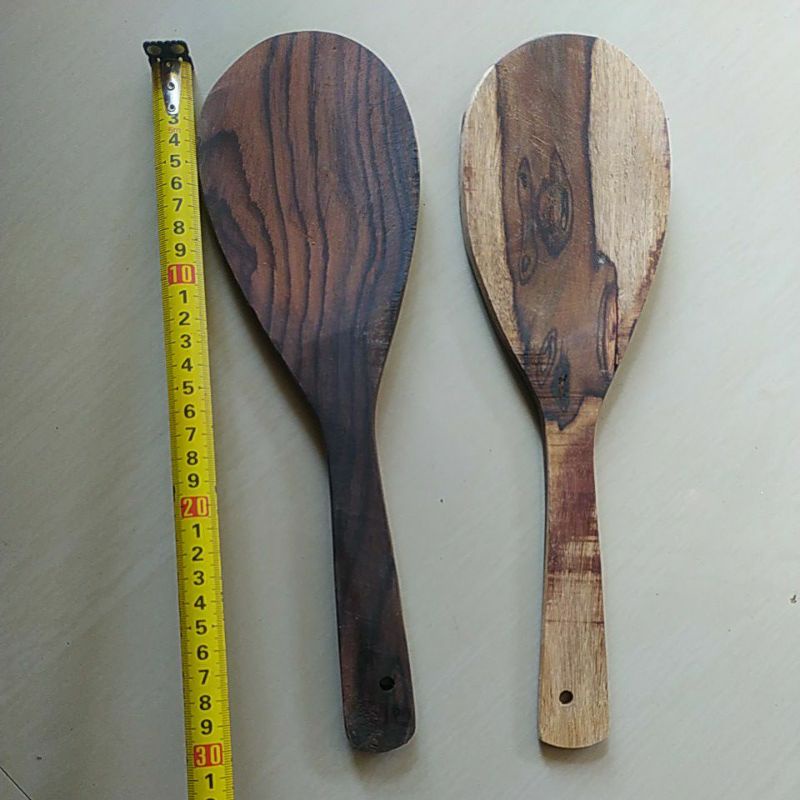 Centong kayu besar,Centong Nasi Kayu +-32 cm,Sendok nasi Jumbo, Souvenir centong kayu, Souvenir cent