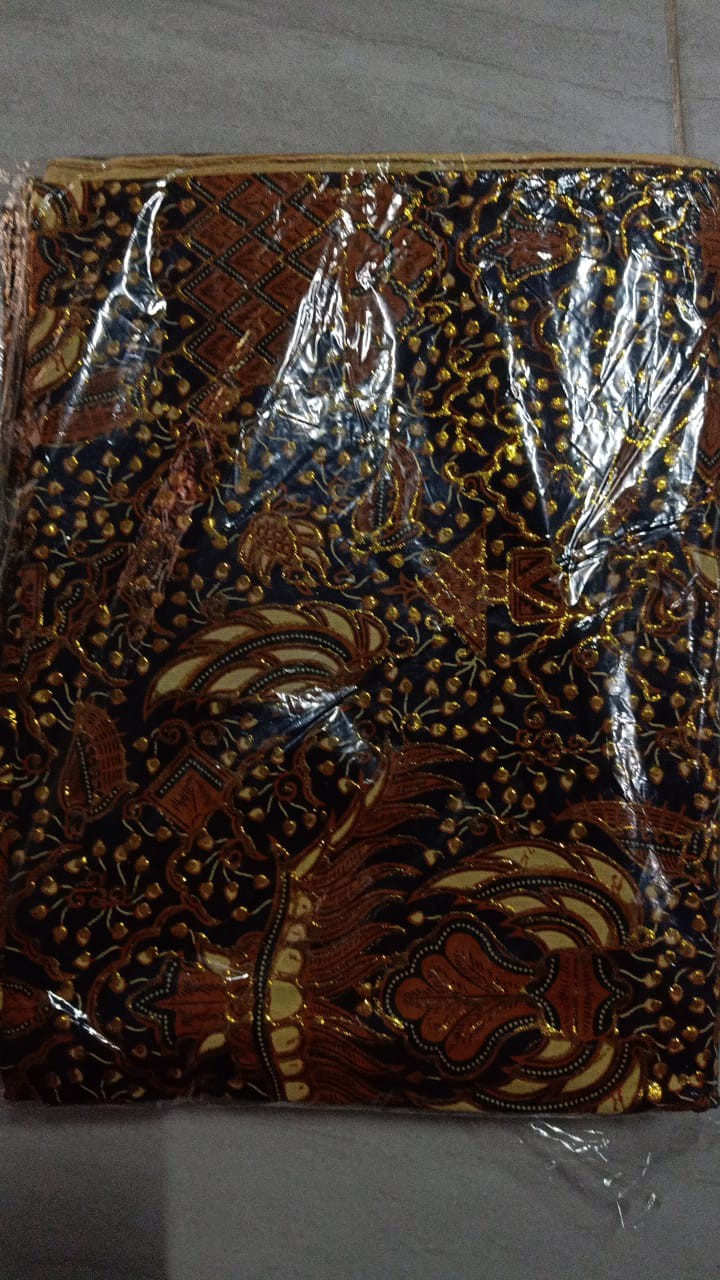 Kain Batik Solo Motif Bangau Seling Coklat ( Primissima Premium )