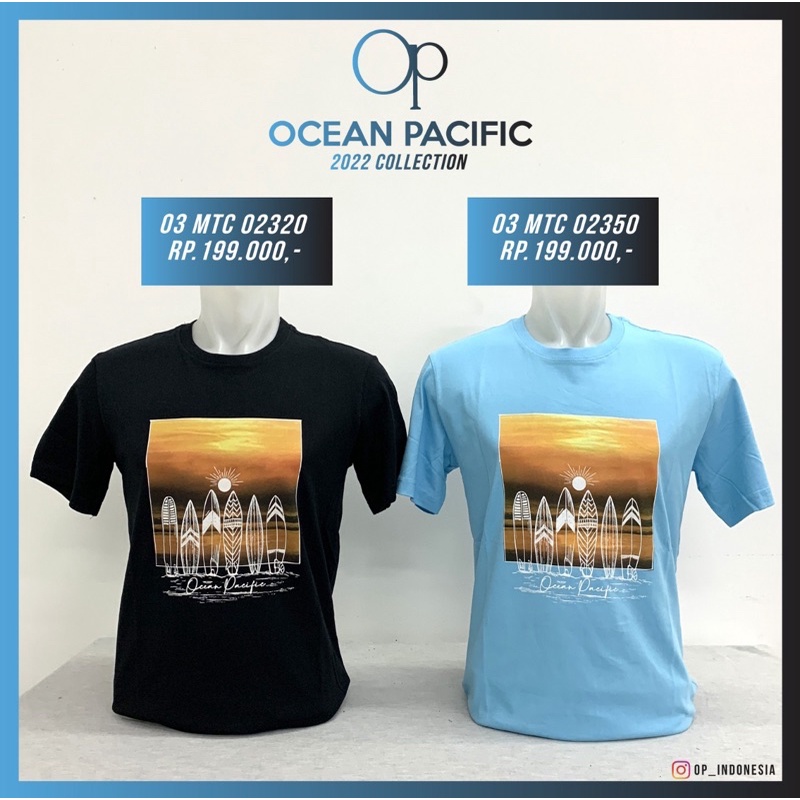 kaos ocean pacific OP original new produk