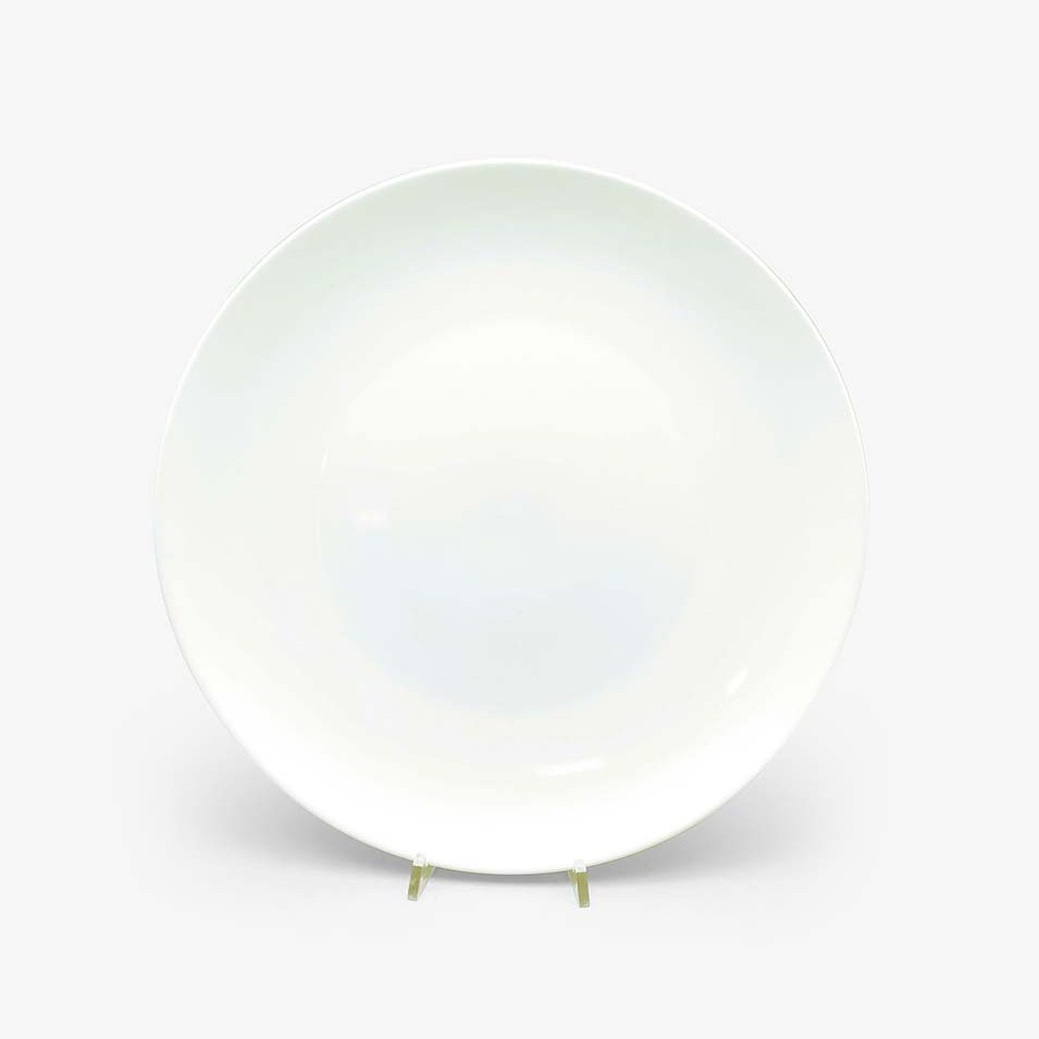 Piring Saji Keramik Jumbo Putih 34cm