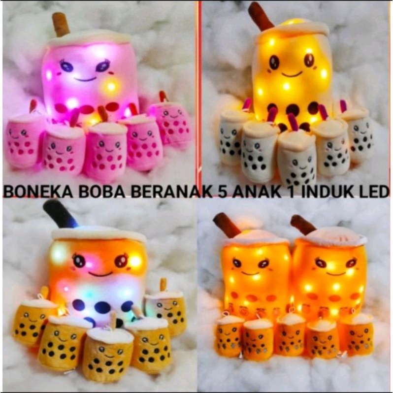 Boneka Boba Beranak SNI LED Anak 5 /Boneka Boba Beranak Lima /Boba Beranak