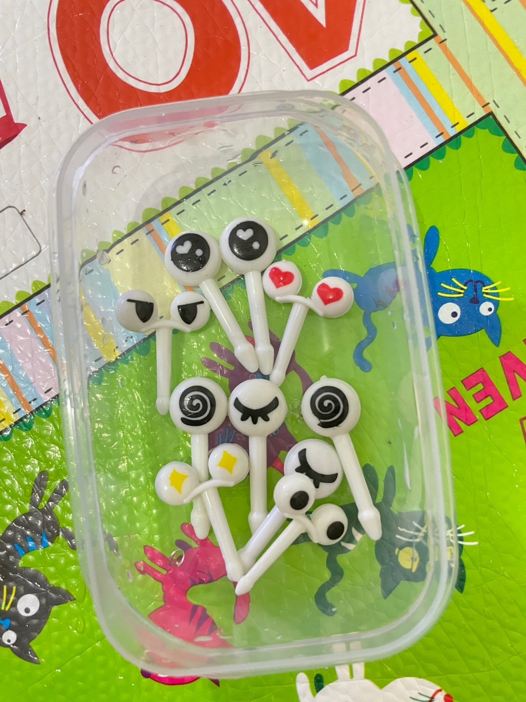 Tusuk Bento Garpu Bento Food Picks Food Pick Mata / Food Picks Mata / Bento Picksl