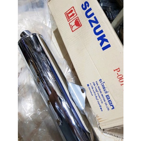 tabung knalpot silincer satria fu 150 thailand asli ori suzuki Diskon