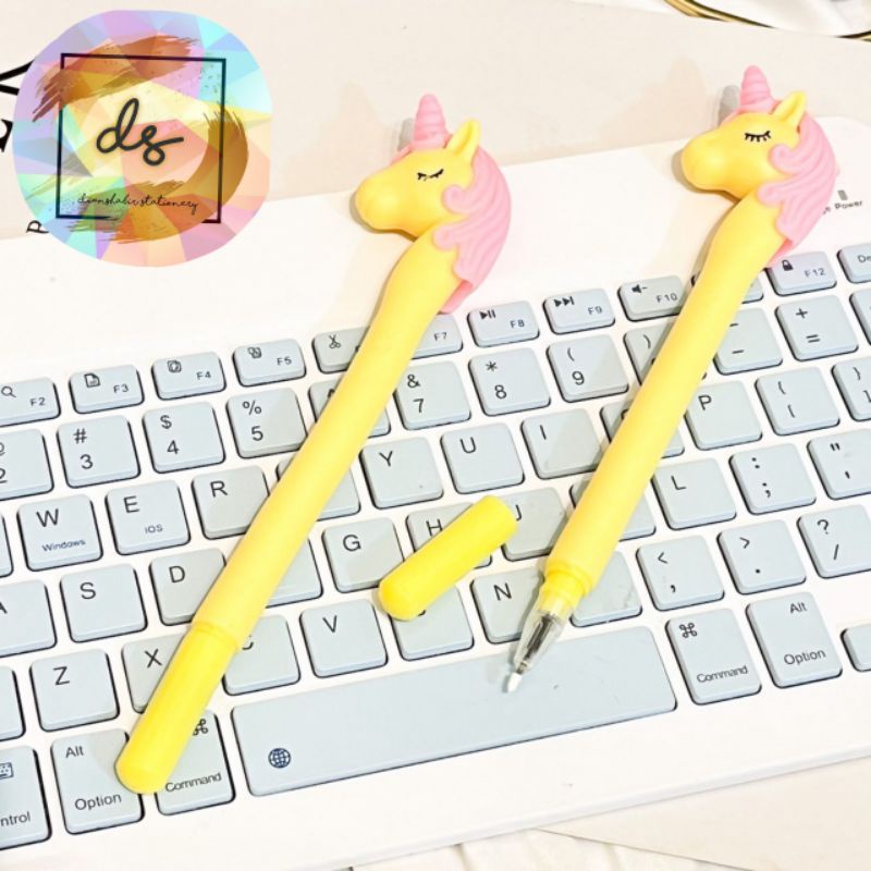 

DianShabir 3 Pcs pulpen gel fullbody unicorn Kuning pulpen unik pulpen unicorn murah pulpen gel karakter pulpen gel murah pulpen karakter murah stationery murah atk Tangerang atk murah kado unik kado lucu souvenir ultah