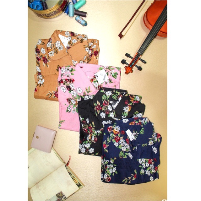 Kemeja Jumbo Floral Kemeja Motif Wanita Kemeja Bunga Kemeja Jumbo Floral Kemeja Motif Wanita Kemeja Bunga