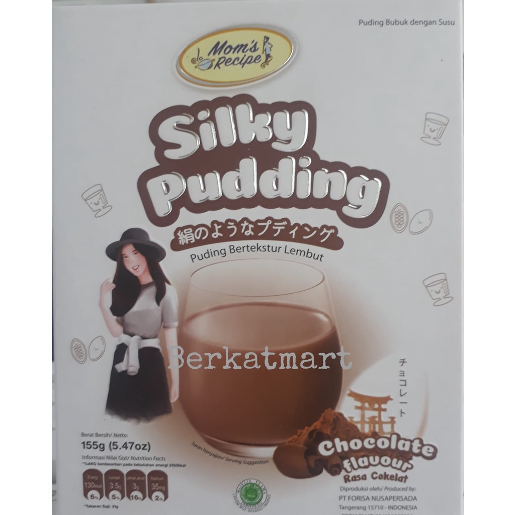 Silky Pudding 155 gram Forisa Puding bubuk dengan susu - Coklat