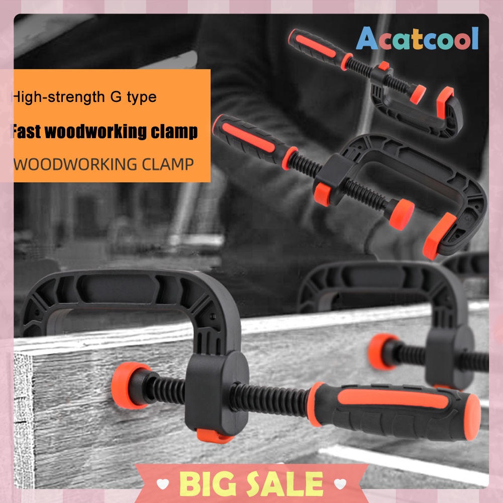 Quick Release Plastic G Type Strong Clamp for Woodwork C Clamping Device