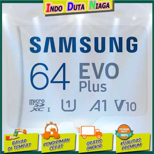 IDN TECH - Samsung MicroSDXC EVO Plus U1 V10 A1 (130MB/s) with Adapter